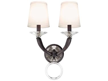 Schonbek Emilea 2-Light Bronze Crystal Wall Sconce S5MA1002