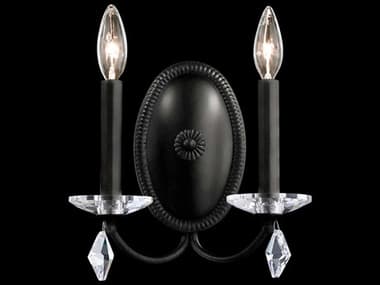 Schonbek Modique 2-Light Silver Crystal Wall Sconce S5MD1002