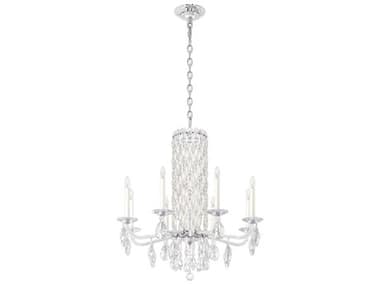 Schonbek Sarella 8-Light Black Crystal Candelabra Chandelier S5RS83081