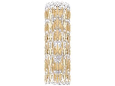 Schonbek Sarella 4-Light Silver Crystal Wall Sconce S5RS8331