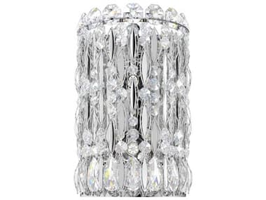 Schonbek Sarella 2-Light Silver Crystal Wall Sconce S5RS8333