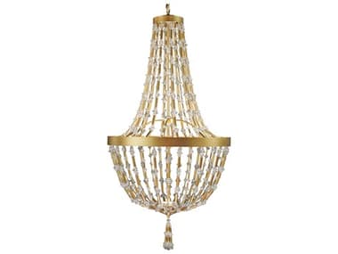 Schonbek Bali 25" 1-Light Heirloom Gold Crystal LED Pendant S5S282622O