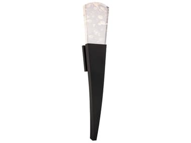 Schonbek Embrace 34" Tall 1-Light Black Crystal LED Wall Sconce S5S483318OH