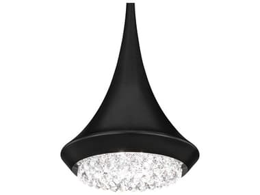 Schonbek Verita 18" 1-Light Black Crystal LED Linear Pendant S5S551818O