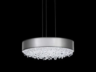 Schonbek Eclyptix 19" 1-Light Stainless Steel Crystal LED Round Pendant S5S6319