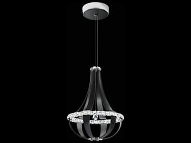 Schonbek Crystal Empire 12-Light Black LED Geometric Pendant S5SCE110D