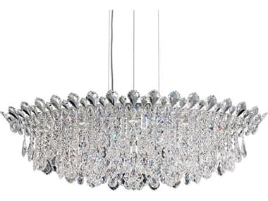 Schonbek Trilliane Strands 8-Light Stainless Steel Crystal Island Pendant S5TR4811