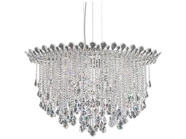 Schonbek Trilliane Strands 8-Light Stainless Steel Crystal Island Pendant S5TR4812