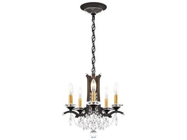 Schonbek Vesca 5-Light Brown Crystal Candelabra Chandelier S5VA8304