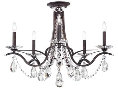 Schonbek Vesca 5-Light Bronze Crystal Chandelier S5VA8312