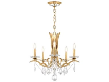 Schonbek Vesca 5-Light Silver Crystal Chandelier S5VA8355