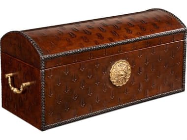 Sarreid Ltd Baron's Leather Box Oxblood SA14540