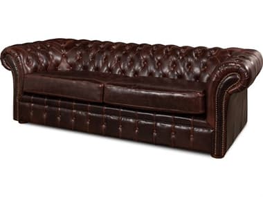 Sarreid Ltd Piccadilly Sofa Club Leather SA27729