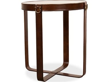 Sarreid Ltd Leather Harness Table SA29055
