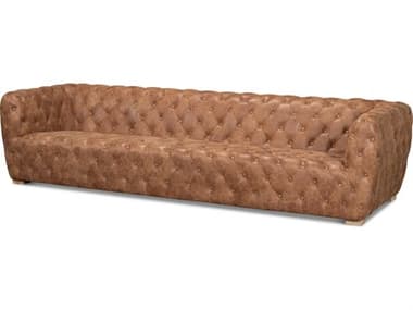 Sarreid Ltd Long Stanley Sofa Tan SA29955