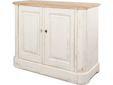 Sarreid Ltd Stephano Two Door Sideboard Antique Whitewash SA40118