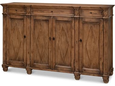 Sarreid Ltd Diamond Wall Sideboard Brown SA401212