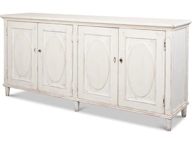 Sarreid Ltd Whitewash Ribbon Sideboard SA40381
