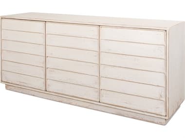 Sarreid Ltd Louvered Sideboard Whitewash SA40768