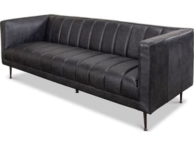 Sarreid Ltd Lexington Sofa Nottinghill Grey Leather SA40926