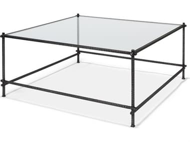 Sarreid Ltd Serrated Edge Iron Coffee Table SA52772