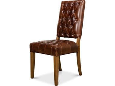 Sarreid Ltd Brady Leather Side Chair SA52775
