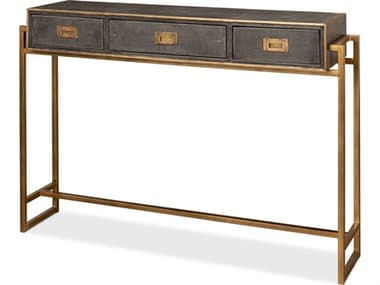 Sarreid Ltd Shagreen Gold & Gray Console SA52982