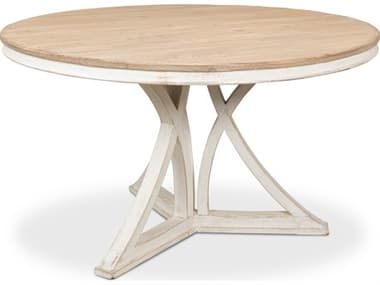 Sarreid Ltd Flying Buttress Dining Table,Ant. White SA53057
