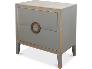 Sarreid Ltd Gabriella Night Stand Storm Grey SA53163