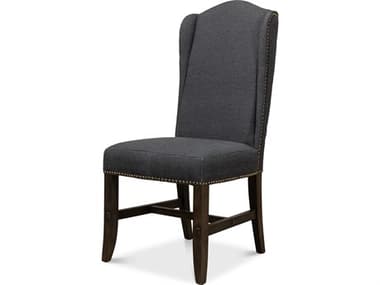 Sarreid Ltd Black High Back Dining Chair SA53174