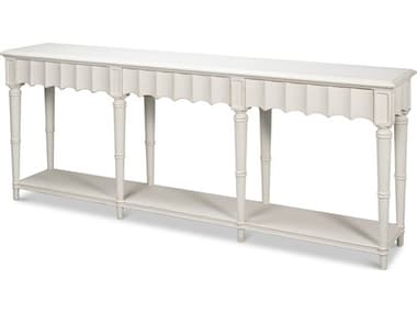 Sarreid Ltd Chantal Console Table Antique White SA532703