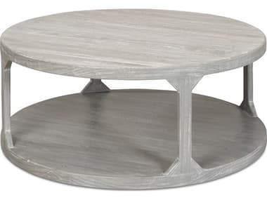 Sarreid Ltd Devon Coffee Table, Moonskin Grey SA53536G
