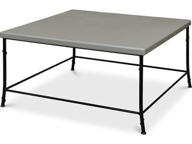 Sarreid Ltd Shagreen Square Coffee Table, Storm Grey SA535602