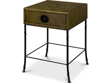 Sarreid Ltd Gabriella Shagreen Side Table Leaf SA535613