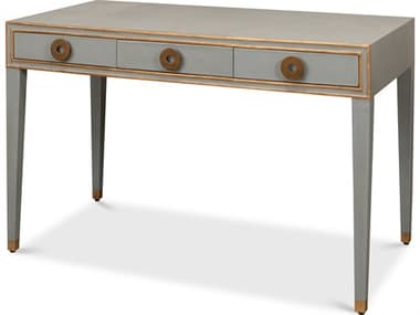 Sarreid Ltd Gabriella Shagreen Desk Table Storm Grey SA535712