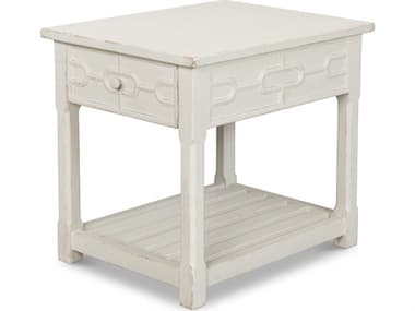 Sarreid Ltd Isla Side Table Antique White SA536143