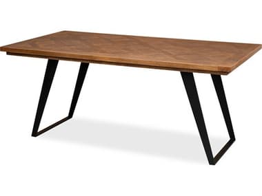 Sarreid Ltd Paige Parquet Top Dining Table SA53692