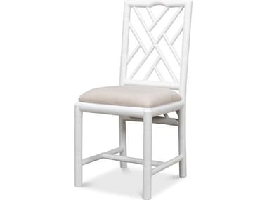 Sarreid Ltd Brighton Bamboo Side Chair White SA53705