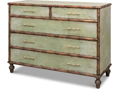 Sarreid Ltd Bambusa Dresser, Willow Green SA53776