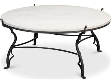 Sarreid Ltd Marylin Coffee Table With Marble Top SA53808