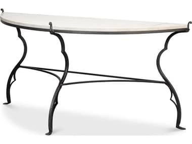 Sarreid Ltd Marylin Demilune With Marble Top SA53809
