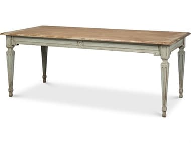 Sarreid Ltd Elise Dining Table, Sage SA53856