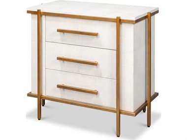 Sarreid Ltd Blakely Night Stand Osprey White SA53892