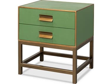 Sarreid Ltd Gideon Shagreen Side Table Watercress SA540033