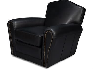 Sarreid Ltd Elite French Club Swivel Chair Black SA54103