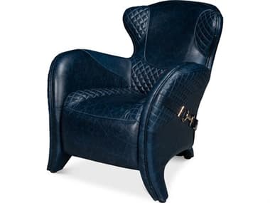 Sarreid Ltd Hera Arm Chair Chateau Blue SA54117