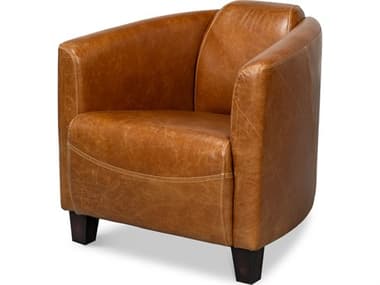 Sarreid Ltd Mandy Arm Chair Cuba Brown SA54126
