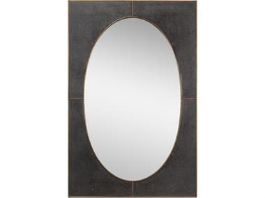Sarreid Ltd Francis Mirror Shagreen Antique Grey SA5424731