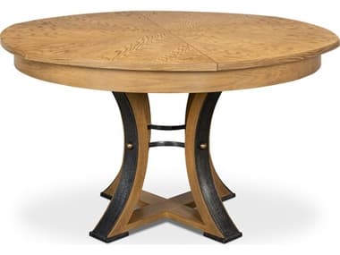 Sarreid Ltd Tower Jupe Dining Table Heather Grey SA781221