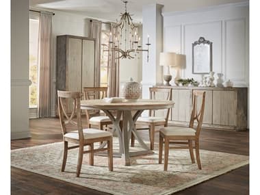 Sarreid Ltd Flying Buttress Oak Wood Dining Room Set SAFLYINGBUTTRESSDINSET